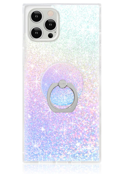Iridescent Glitter Phone Ring