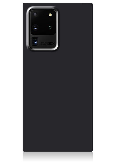 Matte Black Square Samsung Galaxy Case #Galaxy S20 Ultra