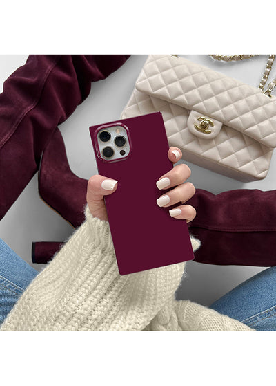 Burgundy iPhone Case | The SQUARE Case - FLAUNT cases Burgundy iPhone Case | The SQUARE Case - FLAUNT cases