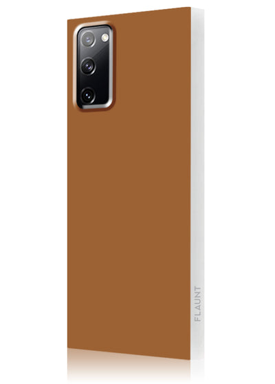 Nude Caramel Square Samsung Galaxy Case #Galaxy S20 FE
