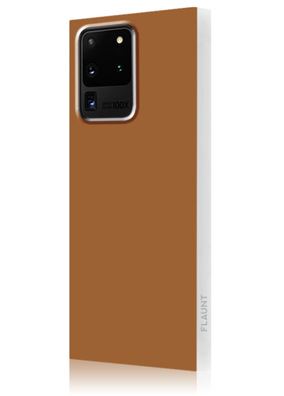 Nude Caramel Square Samsung Galaxy Case #Galaxy S20 Ultra