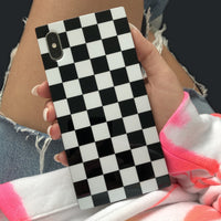 ["Checkered", "SQUARE", "iPhone", "Case"]
