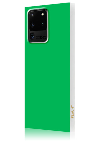 Emerald Green Square Samsung Galaxy Case #Galaxy S20 Ultra