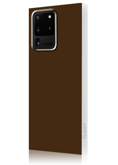 Nude Espresso Square Samsung Galaxy Case #Galaxy S20 Ultra