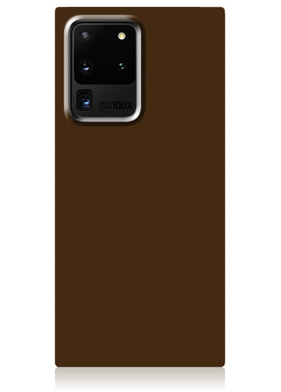 Nude Espresso Square Samsung Galaxy Case #Galaxy S20 Ultra