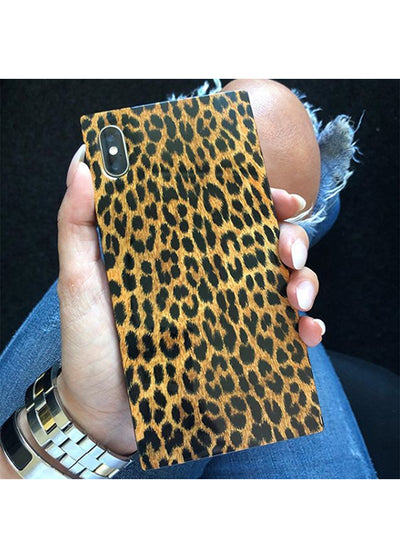 Leopard SQUARE iPhone Case