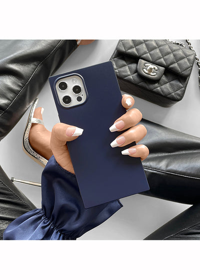 Matte Navy SQUARE® iPhone Case Matte Navy SQUARE® iPhone Case