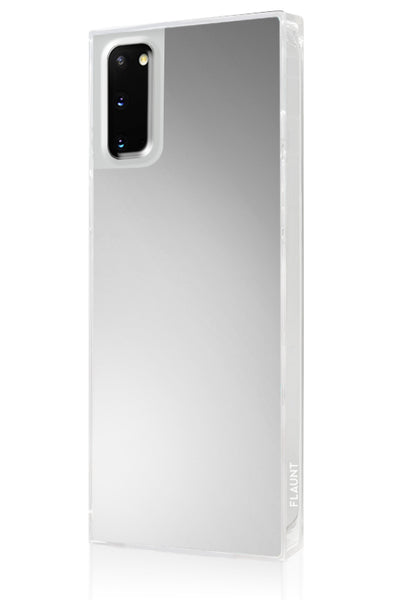 Metallic Silver Square Samsung Galaxy Case #Galaxy S20