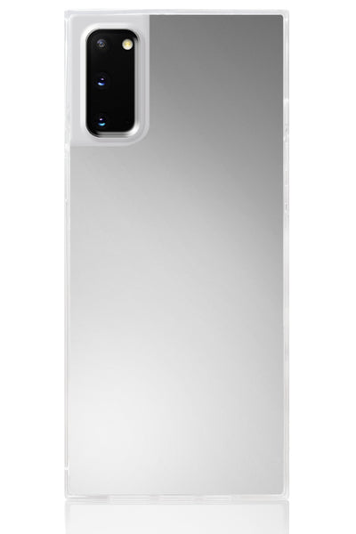 Metallic Silver Square Samsung Galaxy Case #Galaxy S20