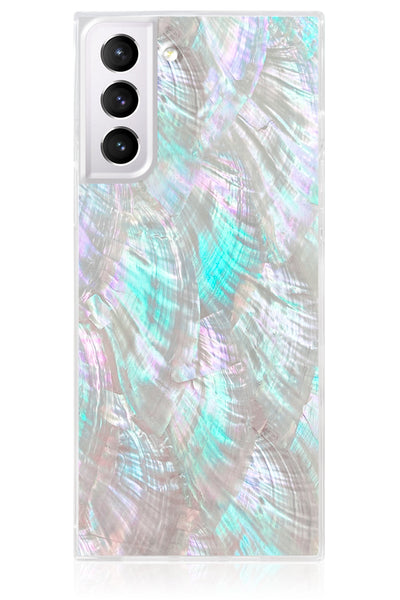 Mother of Pearl Square Samsung Galaxy Case #Galaxy S22