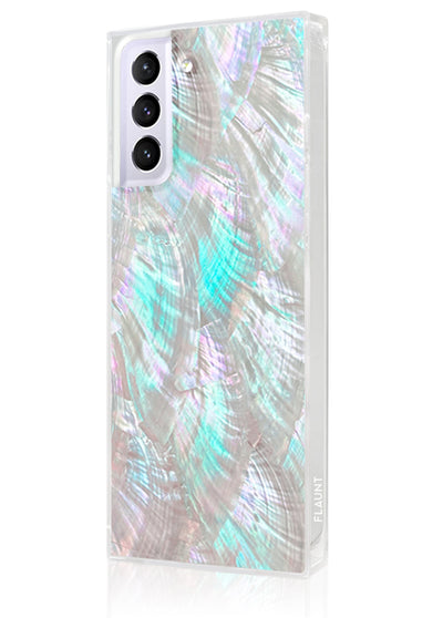Mother of Pearl Square Samsung Galaxy Case #Galaxy S22 Plus