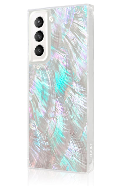 Mother of Pearl Square Samsung Galaxy Case #Galaxy S23 Plus