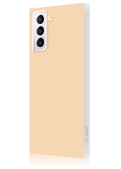 Nude Almond Square Samsung Galaxy Case #Galaxy S22