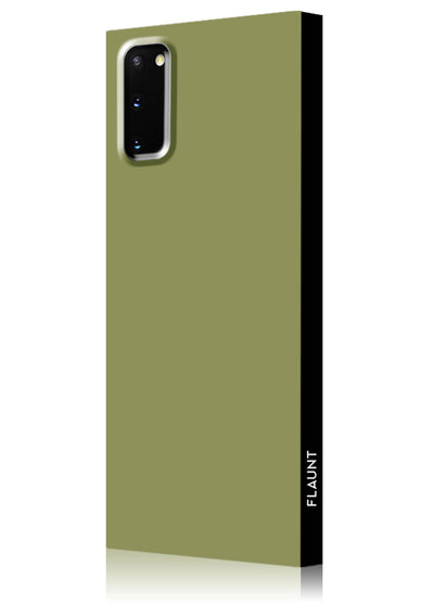 Olive Green Square Samsung Galaxy Case #Galaxy S20