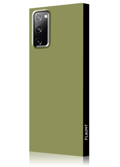Olive Green Square Samsung Galaxy Case #Galaxy S20 FE