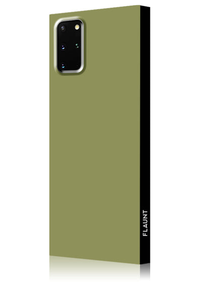 Olive Green Square Samsung Galaxy Case #Galaxy S20 Plus