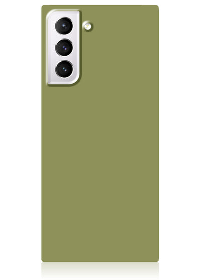 Olive Green Square Samsung Galaxy Case #Galaxy S21