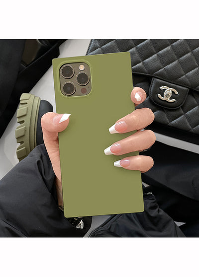 Olive Green SQUARE® iPhone Case Olive Green SQUARE® iPhone Case