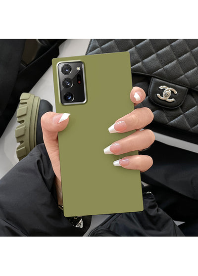 Olive Green Square Samsung Galaxy Case #Galaxy Note20 Ultra
