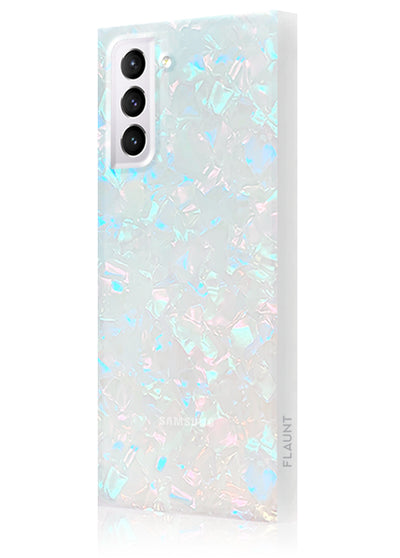 Opal Shell Square Samsung Galaxy Case #Galaxy S21