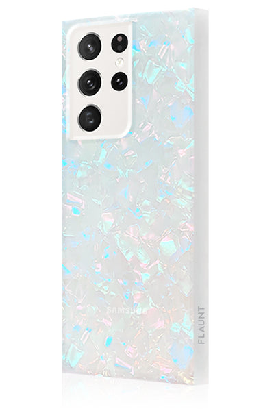 Opal Shell Square Samsung Galaxy Case #Galaxy S23 Ultra