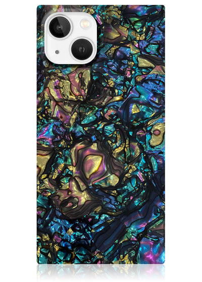 Abalone Shell Square iPhone Case #iPhone 14 Plus + MagSafe