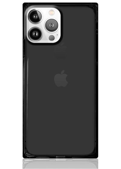 Black Clear Square iPhone Case #iPhone 13 Pro Max