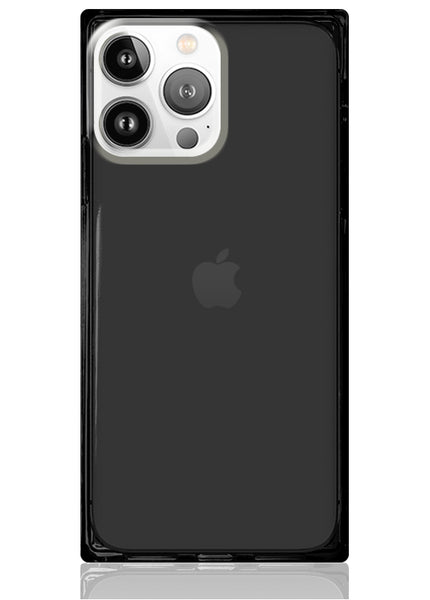 Black Clear iPhone Case | The SQUARE Phone Case - FLAUNT Cases Black Clear iPhone Case | The SQUARE Phone Case - FLAUNT Cases