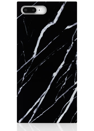 Black Marble Square iPhone Case #iPhone 7 Plus / iPhone 8 Plus