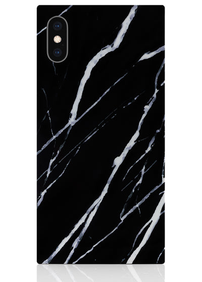 Black Marble Square iPhone Case #iPhone X / iPhone XS