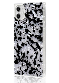 ["Black", "and", "White", "Shell", "Square", "iPhone", "Case", "#iPhone", "11"]