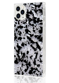["Black", "and", "White", "Shell", "Square", "iPhone", "Case", "#iPhone", "11", "Pro"]