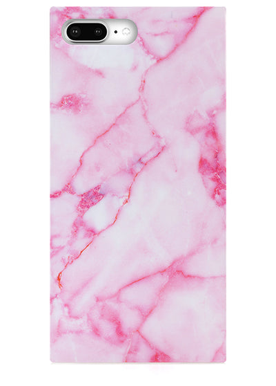 Pink Marble Square iPhone Case #iPhone 7 Plus / iPhone 8 Plus