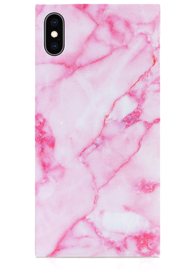 Pink Marble Square iPhone Case #iPhone XS Max
