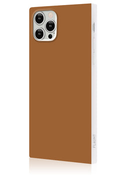 Nude Caramel Square iPhone Case #iPhone 12 Pro Max