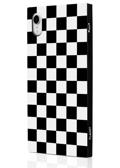 Checkered Square Phone Case #iPhone XR