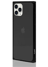 FLAUNT SQUARE Clear Black iPhone Case FLAUNT SQUARE Clear Black iPhone Case