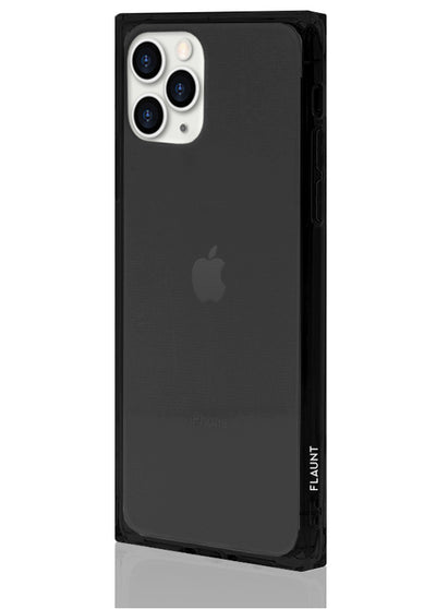 Black Clear Square Phone Case #iPhone 11 Pro Max