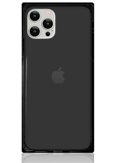 Black Clear Square iPhone Case #iPhone 12 / iPhone 12 Pro
