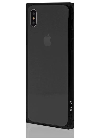 Black Clear Square Phone Case #iPhone XS Max