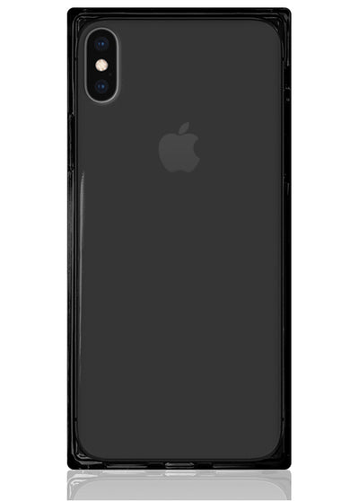 Black Clear Square iPhone Case #iPhone XS Max