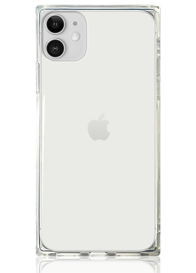 Clear Square iPhone Case #iPhone 11