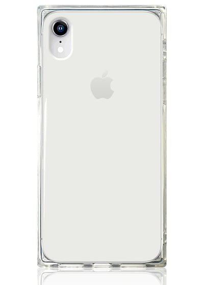 Clear Square iPhone Case #iPhone XR
