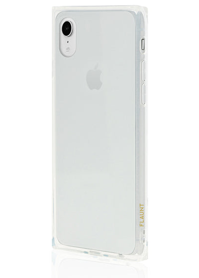 Clear Square Phone Case #iPhone XR