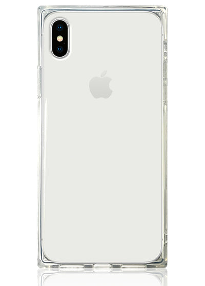 Clear Square iPhone Case #iPhone XS Max