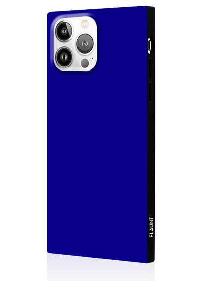 FLAUNT SQUARE Cobalt Blue iPhone Case FLAUNT SQUARE Cobalt Blue iPhone Case