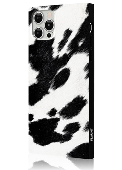 Cow Square Phone Case #iPhone 12 / iPhone 12 Pro