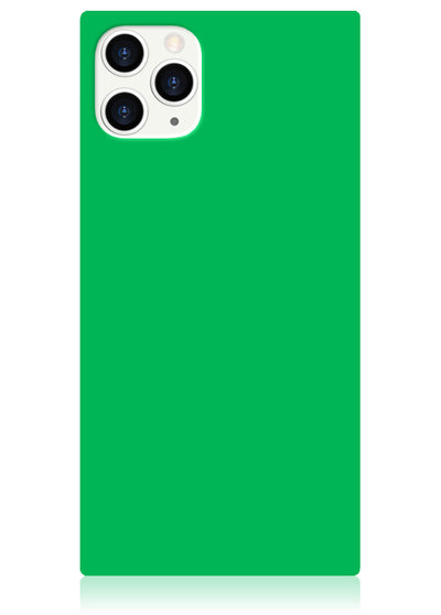 Emerald Green Square iPhone Case #iPhone 11 Pro