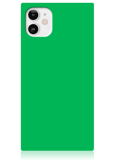 Emerald Green Square iPhone Case #iPhone 12 Mini