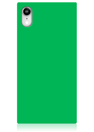 Emerald Green Square iPhone Case #iPhone XR